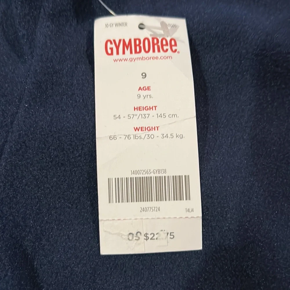 NWT Gymboree Penguin Chalet Fleece Snowflake Pant Size 9